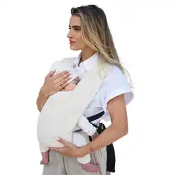 Decathlon Deryan Nova Baby Carrier - Ergonomic - Comfortable - Cream aanbieding