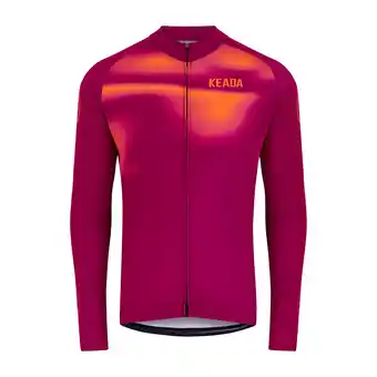 Decathlon Heren lange mouw fietsshirt - Onwards Three aanbieding
