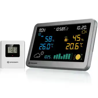 Decathlon BRESSER Draadloos Weerstation MeteoTemp TBH aanbieding