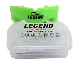 Decathlon Anti Shock Gebitsbeschermer Heren/Dames Groen - Triple Layer Gel aanbieding