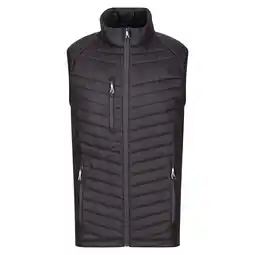 Decathlon Heren Gewatteerd Hybride Gilet (Marine/Seal Grey) aanbieding