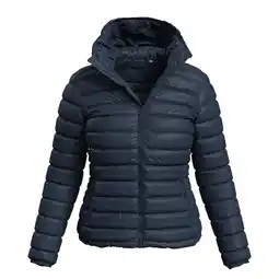 Decathlon Dames Lux gewatteerde jas (Middernacht blauw) aanbieding