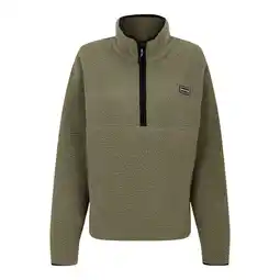Decathlon Dames Uitschuif Fleece Top (Olivijn Groen) aanbieding