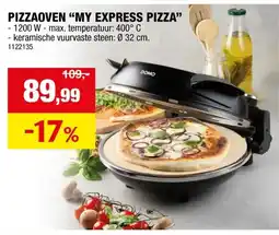 Hubo DOMO DO9285PZ My Express Pizza pizzaoven 32cm 1200W aanbieding