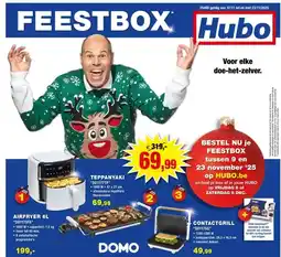 Hubo AIRFRYER 6L D01175FR aanbieding