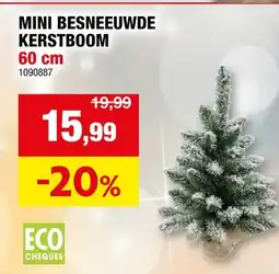Hubo Whistler witte kunstkerstboom tafel 60cm aanbieding