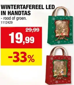 Hubo WINTERTAFEREEL LED IN HANDTAS aanbieding