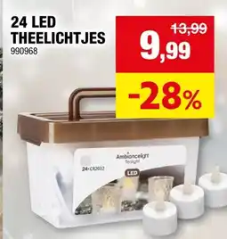 Hubo CR2032 LED theelicht 24 stuks aanbieding