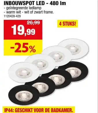Hubo INBOUWSPOT LED aanbieding