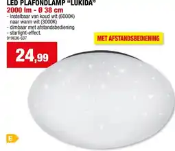 Hubo Trio Lukida LED plafondlamp 18W dimbaar wit aanbieding