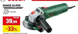 Hubo Bosch UniversalGrind 750-125 haakse slijper 750W 125mm aanbieding