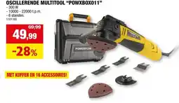 Hubo Powerplus POWXBOX011 oscillerende multitool 300W + 16 accessoires aanbieding
