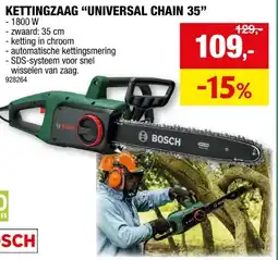 Hubo KETTINGZAAG UNIVERSAL CHAIN 35 aanbieding