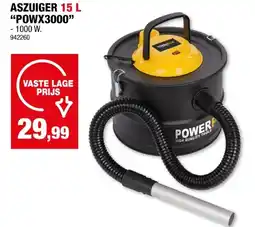Hubo Powerplus POWX3000 aszuiger 1000W 15l aanbieding