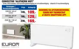 Hubo Eurom Alutherm 2500 wifi convectorkachel 2500W aanbieding