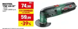 Hubo Bosch PMF 220 CE multitool 220W aanbieding