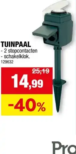 Hubo 50% TUINPAAL aanbieding