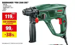 Hubo Bosch PBH 2500 RE SDS-Plus boorhamer 600W aanbieding