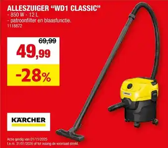 Hubo WD 1 Classic alleszuiger aanbieding