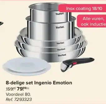 Carrefour 8-delige set Ingenio Emotion aanbieding