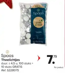 Carrefour Spaas Theelichtjes aanbieding