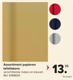 Carrefour Assortiment papieren tafellakens aanbieding