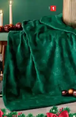 Carrefour Plaid met reliëf aanbieding