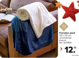 Carrefour Flanellen Plaid aanbieding