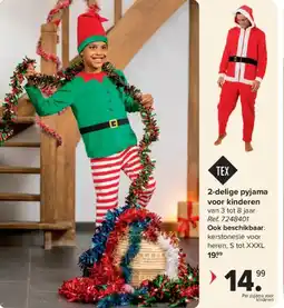 Carrefour 2-delige Pyjama voor kinderen aanbieding