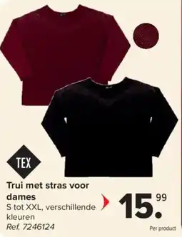 Carrefour Trui met stras voor dames aanbieding