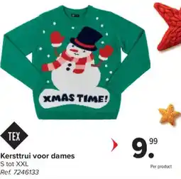 Carrefour Kersttrui voor dames aanbieding