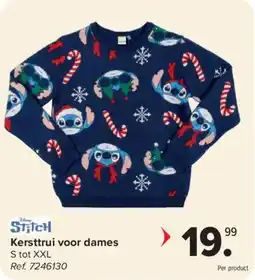 Carrefour Stitch Kersttrui voor Dames aanbieding