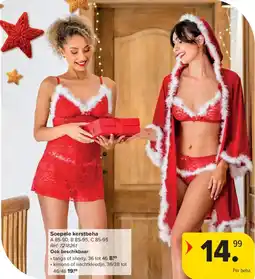 Carrefour Soepele kerstbeha aanbieding