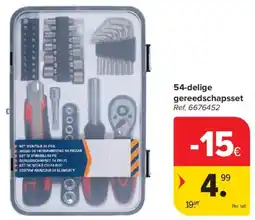 Carrefour 54 delige Gereedschapsset aanbieding