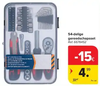 Carrefour 54 delige Gereedschapsset aanbieding