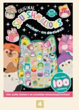 Carrefour Original Squishmallows Sticker en Doeboek aanbieding