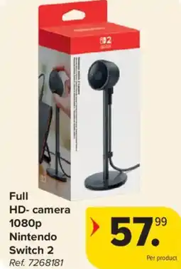 Carrefour Full HD- camera 1080p Nintendo Switch 2 aanbieding