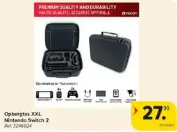 Carrefour Opbergtas XXL Nintendo Switch 2 aanbieding
