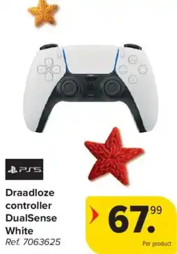 Carrefour PS5 Draadloze controller DualSense White aanbieding