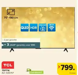 Carrefour TCL 75P71K aanbieding