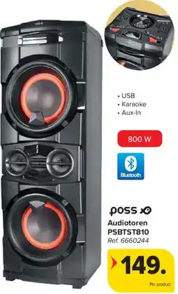 Carrefour poss Audiotoren PSBTST810 aanbieding