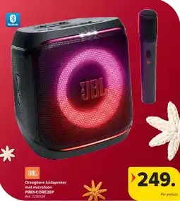 Carrefour JBL Draagbare luidspreker met microfoon PBENCORE2EP aanbieding