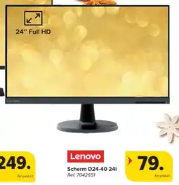 Carrefour Lenovo Scherm D24-40 241 aanbieding