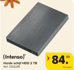 Carrefour Intenso Harde schijf HDD 2 TB aanbieding