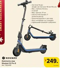 Carrefour Segway Elektrische step Ninebot C2 Pro E aanbieding