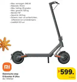 Carrefour Elektrische step E-Scooter 4 Ultra aanbieding