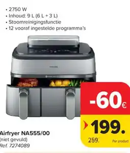 Carrefour Philips Airfryer NA555/00 aanbieding