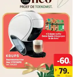 Carrefour Krups espressomache NEO YY5730FD aanbieding