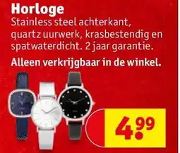 Kruidvat Horloge aanbieding