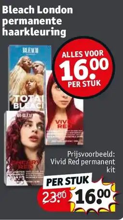 Kruidvat Bleach London permanente haarkleuring aanbieding